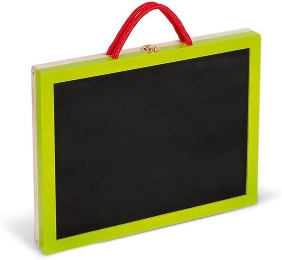 Janod - Kinder-Holzspielzeug 4-in-1-Tafel, Zaubertafel für diverse Aktivitäten, mit Zubehör und 42 M