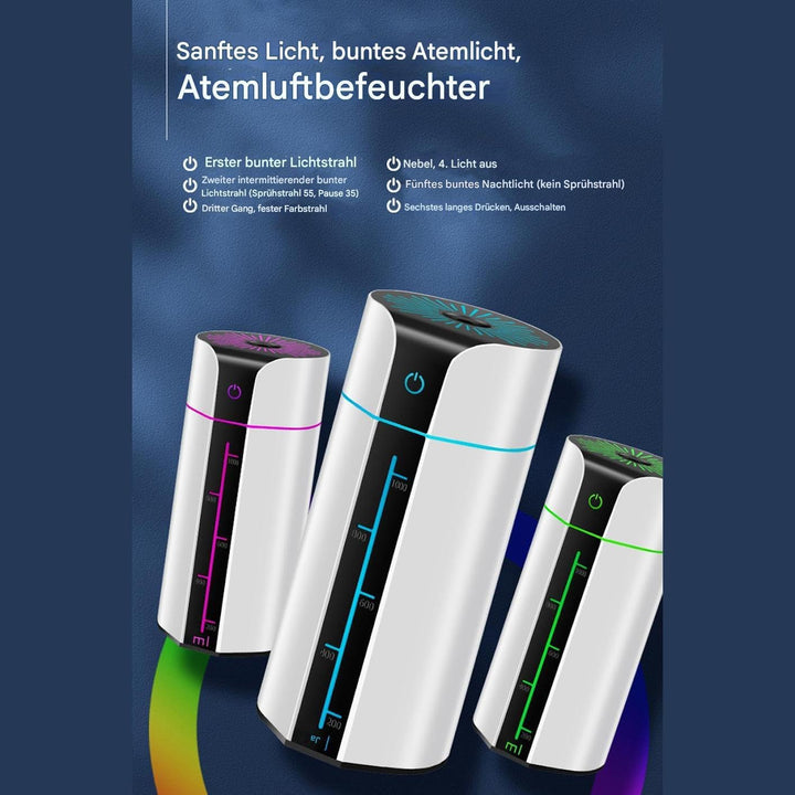 Luftbefeuchter Für Schlafzimmer Baby - USB Aromadiffuser - Smartes Aromatherapie Gerät Mit 7 Farben