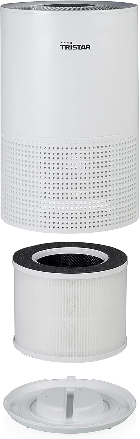 Tristar Luftreiniger - 3 Filtersystemen (H13 HEPA Filter, Carbon Filter, Vorfilter), bis 15 m², 160