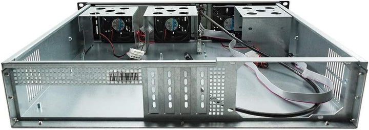 'UNYKAch 2128 19 2U Rack Gehäuse schwarz, Silber Computer-Gehäuse-Gehäuse (Ablage, Server, SGCC, Mic