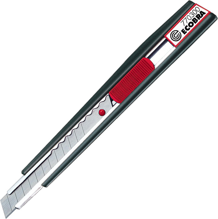 Ecobra Cutter 9mm (1 Cutter + 10 Standardklingen) 1 + Standardklingen, 1 + Standardklingen