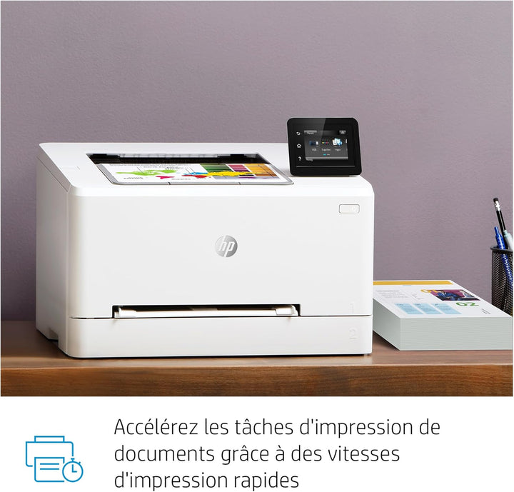 HP Color LaserJet Pro M255dw Farblaserdrucker (Laserdrucker, WLAN, LAN, Duplex, Airprint) weiss Dupl