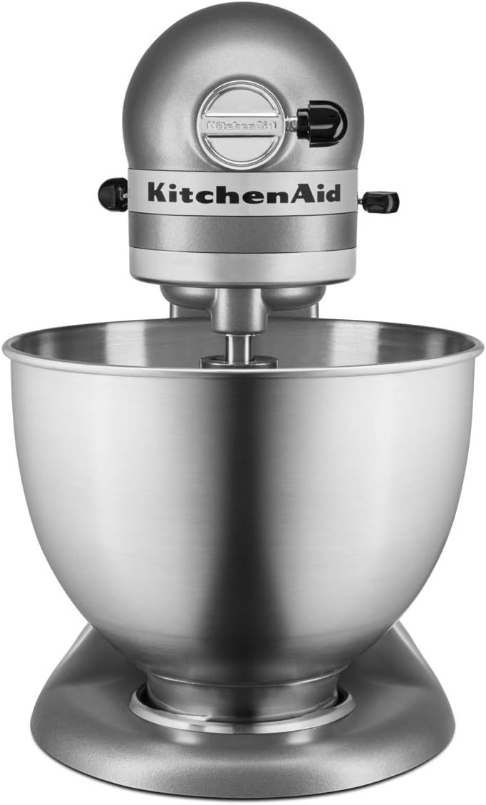 KitchenAid 5K45SSESL Küchenmaschine, silber, Küchenmaschine