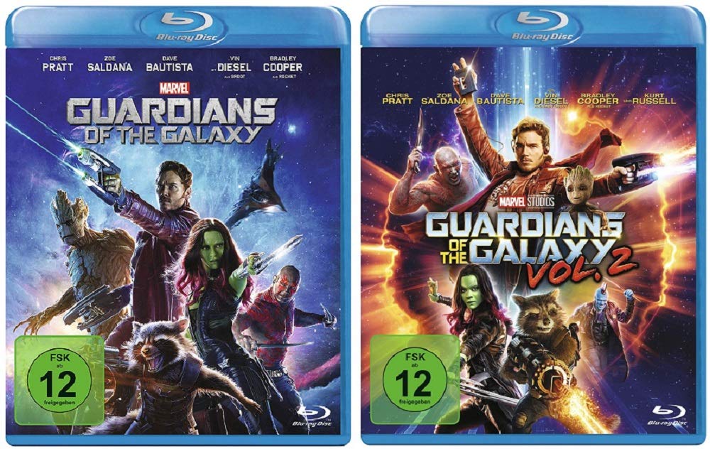 Guardians of the Galaxy 1+2 (Teil 1+2,Vol.1+2) [Blu-ray Set], Blu-ray