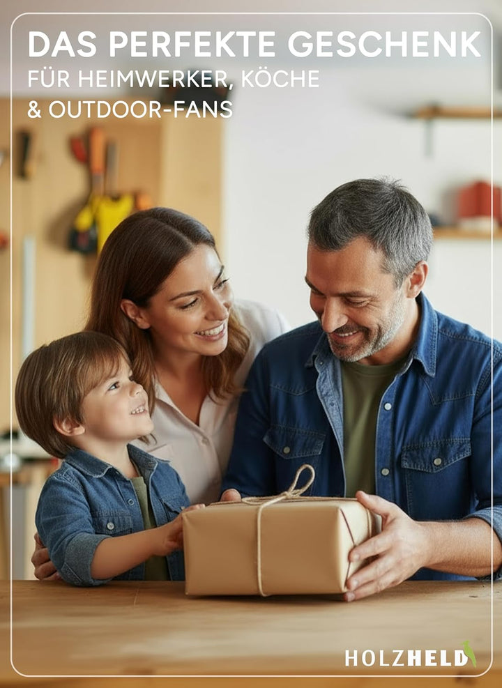 Schleifstein - Schärfen von Messer, Werkzeug und Stechbeitel inkl. Schleifhilfe - Profi Messerschlei