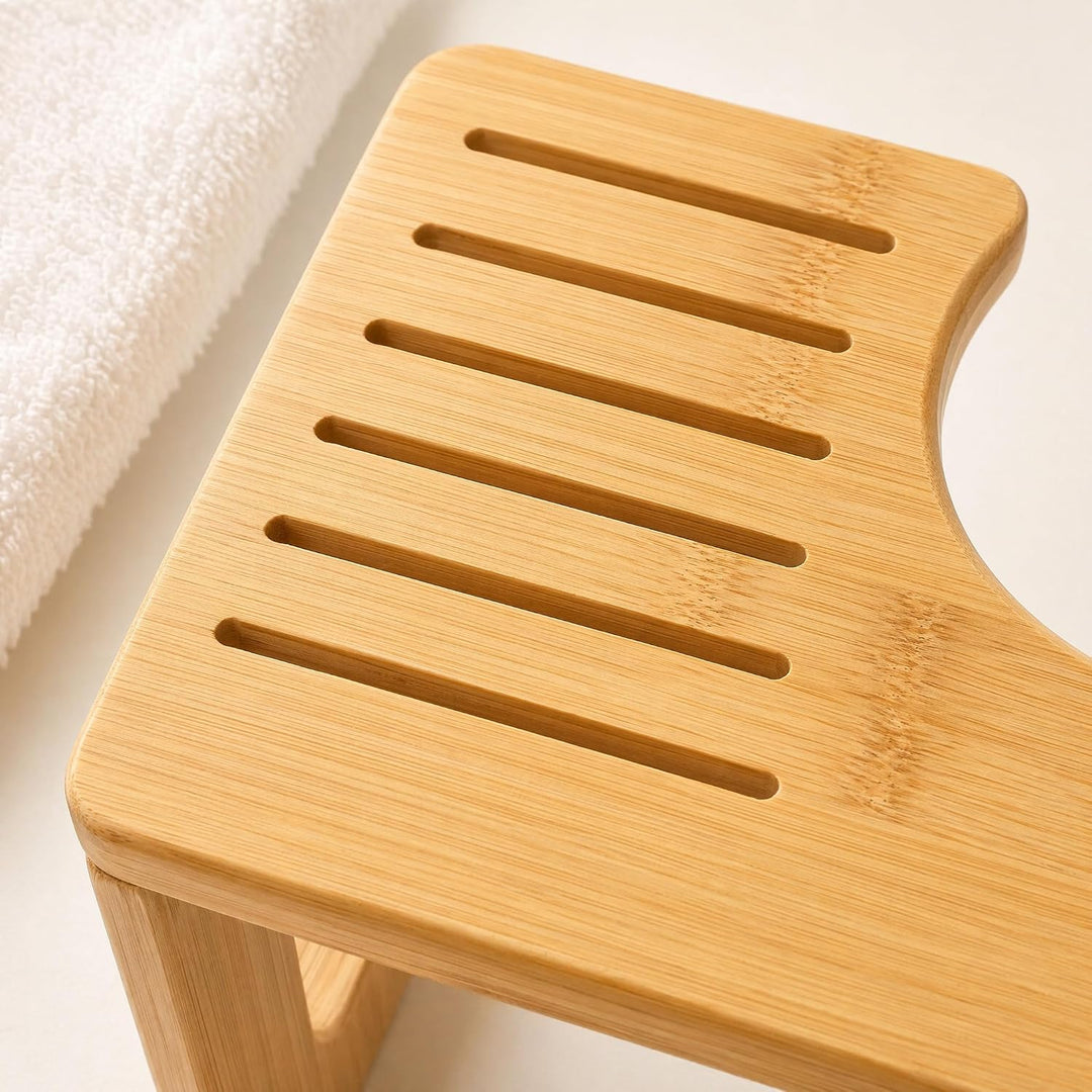 Toilettenhocker Erwachsene, 40×20×17cm Ergonomischer Klohocker WC | Hocker Badezimmer, für Hämorrhoi