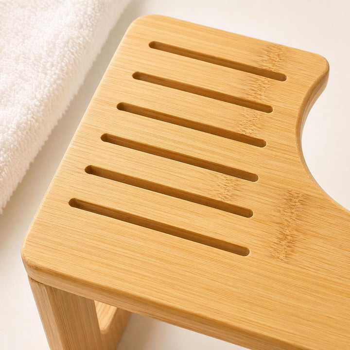 Toilettenhocker Erwachsene, 40×20×17cm Ergonomischer Klohocker WC | Hocker Badezimmer, für Hämorrhoi