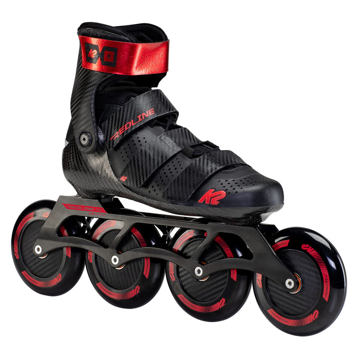 K2 Skates Unisex Inline Skates REDLINE 110, black - red, 30F0195 EU: 42 (UK: 8 / US: 9) black - red,
