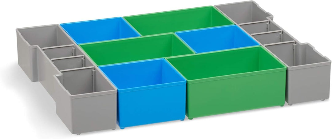 Aufbewahrung Schrauben | L-BOXX 102 Insetboxen-Set | CD3 Einsätze mit Deckenpolster | Sortierboxen f