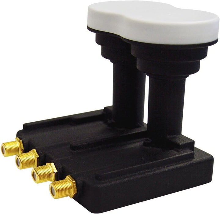 Premium X Quad Monoblock LNB 3° PXMB-3Q 0,1 dB Astra 19,2° Eutelsat 16° HDTV FullHD UltraHD 4K 3D ta