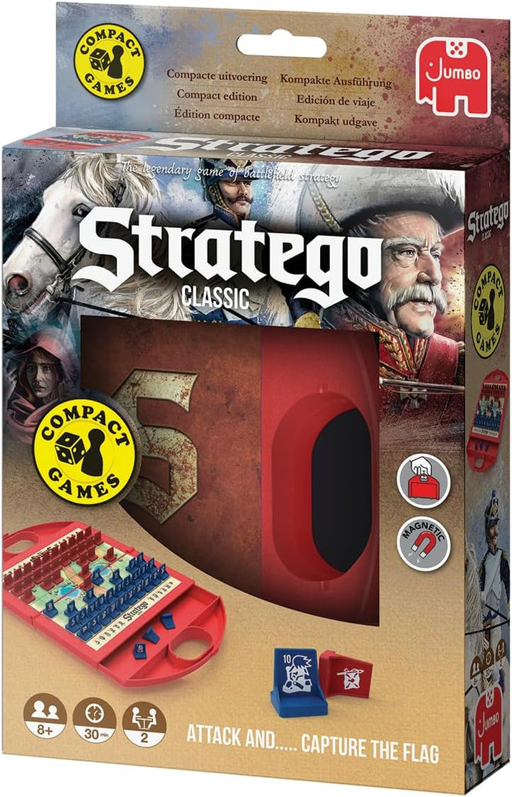 Stratego Compact - Reise-Edition - Brettspiel, ab 8 Jahren, 2 Personen Kompakt, Kompakt