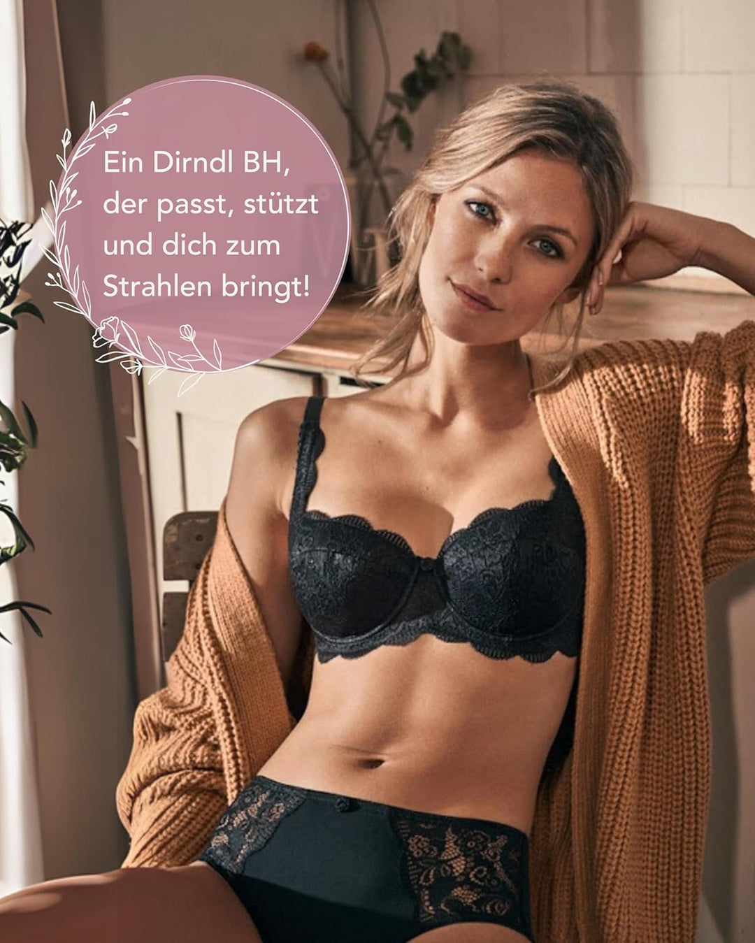 Susa Damen Dirndl-BH 70A Weiss, 70A Weiss