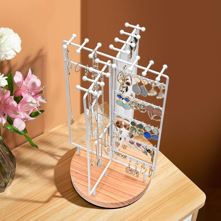 ProCase Schmuckständer Drehbarer Schmuckhalter Schmuckbaum Schmuckstander Jewelry Stand für Ohrring