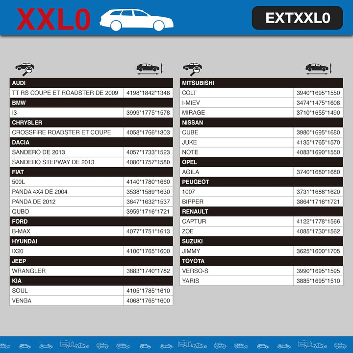 Sumex - Stoffgarage für Autos, XXL XXL1, XXL1