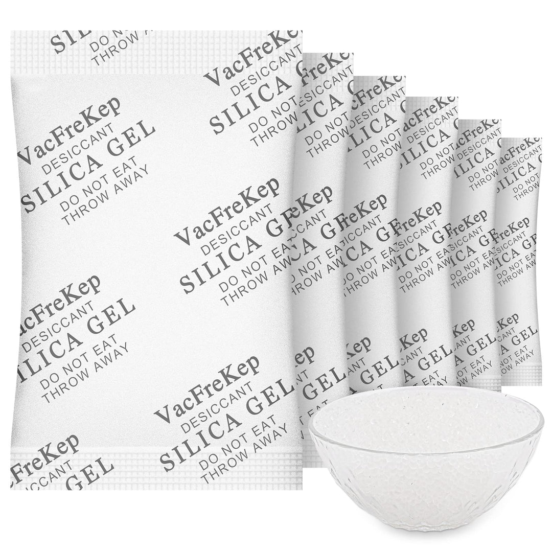 VacFreKep 2 Gramm 750 Stück Silica Gel Silicagel Beutel Sachets Trockenmittel Feuchtigkeit Absorber