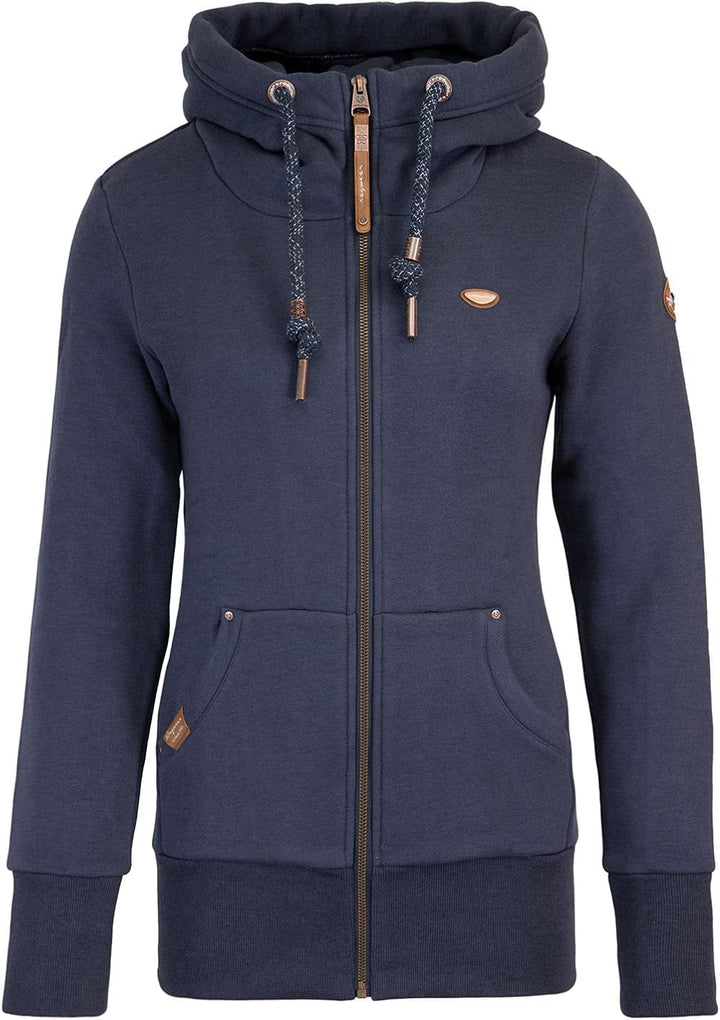 Ragwear Neska Zip Hoody Damen (S, Navy)