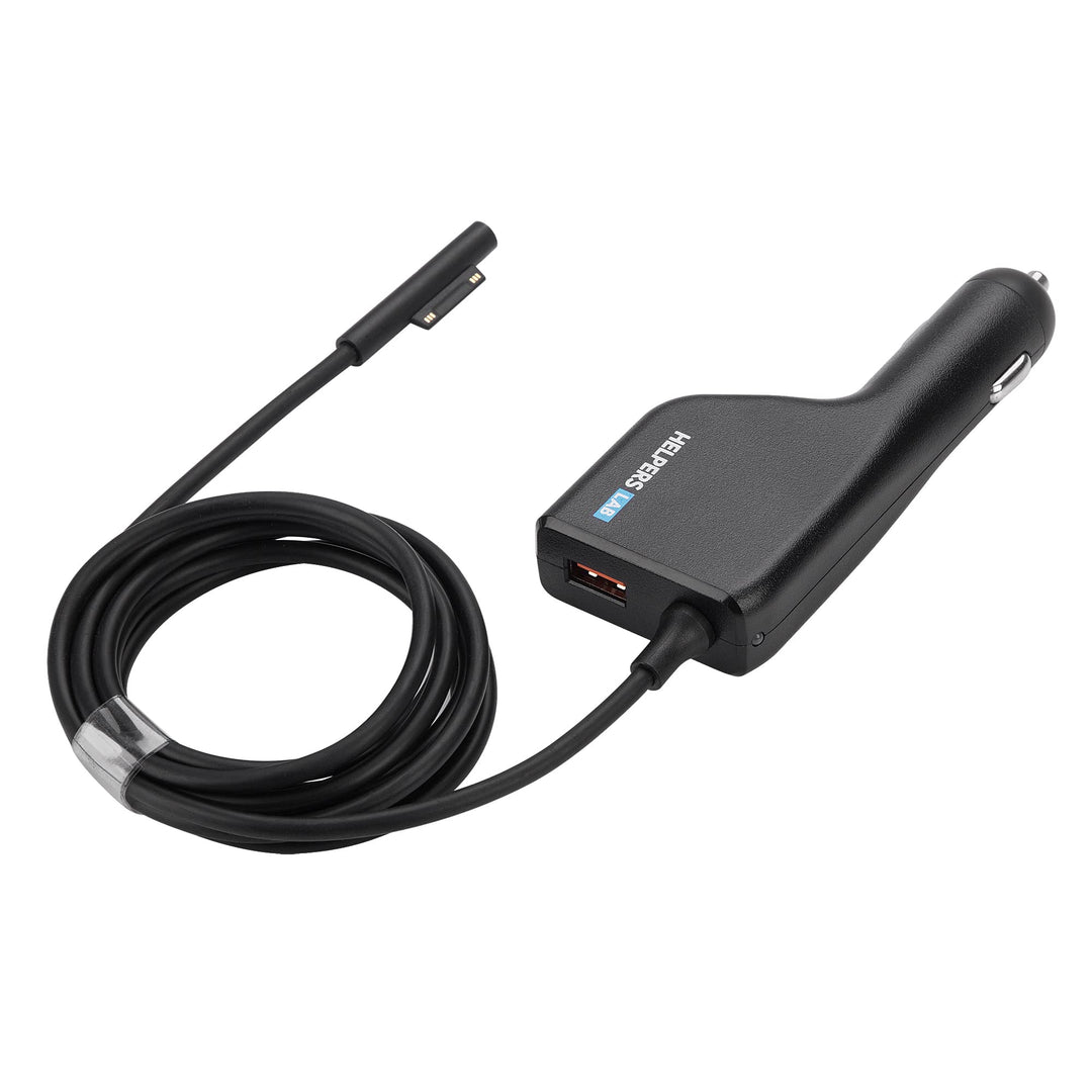 Helpers Lab Laptop 15V KFZ Netzteil Ladegerät für Microsoft Surface Book Laptop 4 3 2 1 Surface Pro