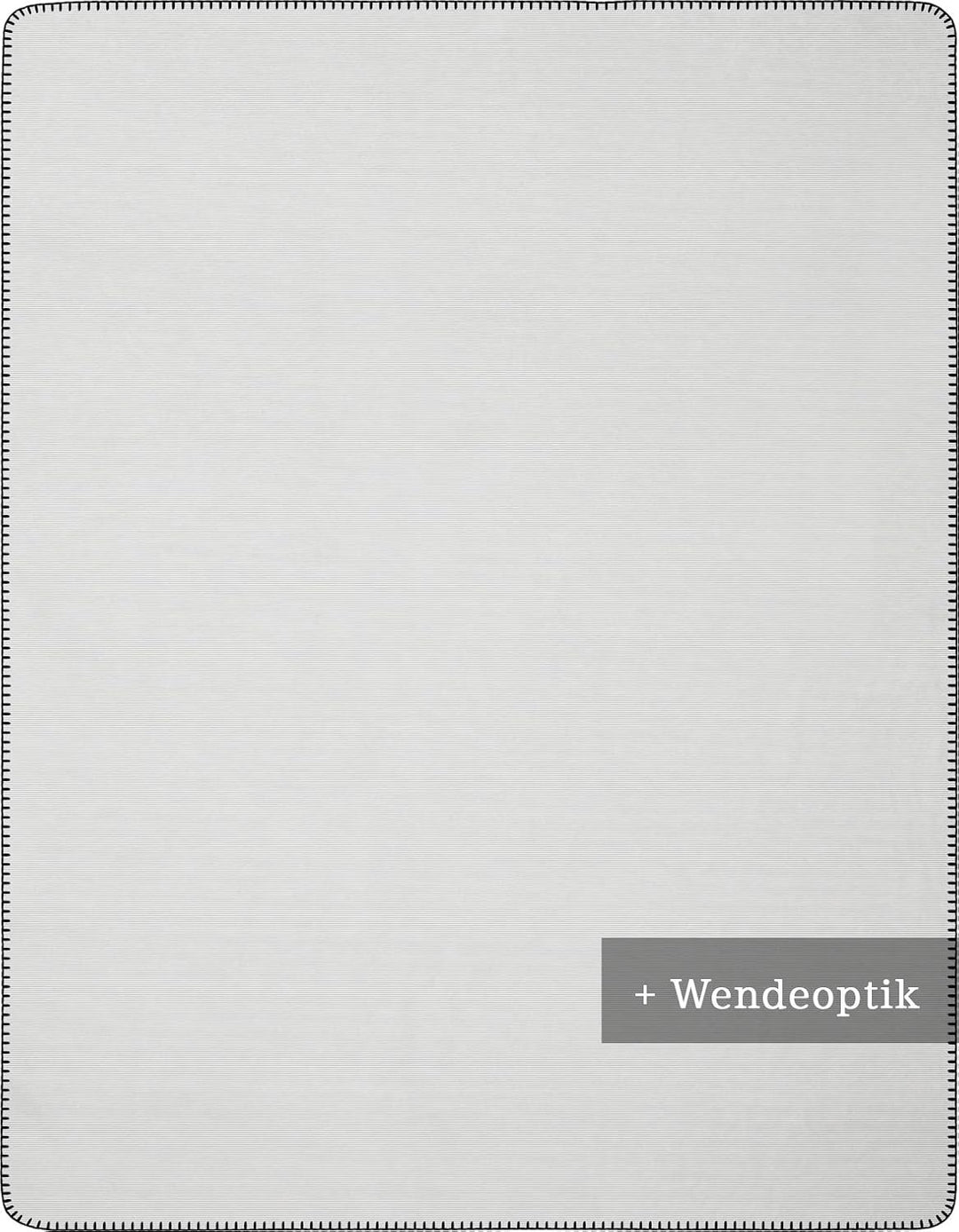 biederlack® Wohndecke Double Optic Anthrazit-Silber, Sofadecke 150x200 cm, Anthrazit-silber