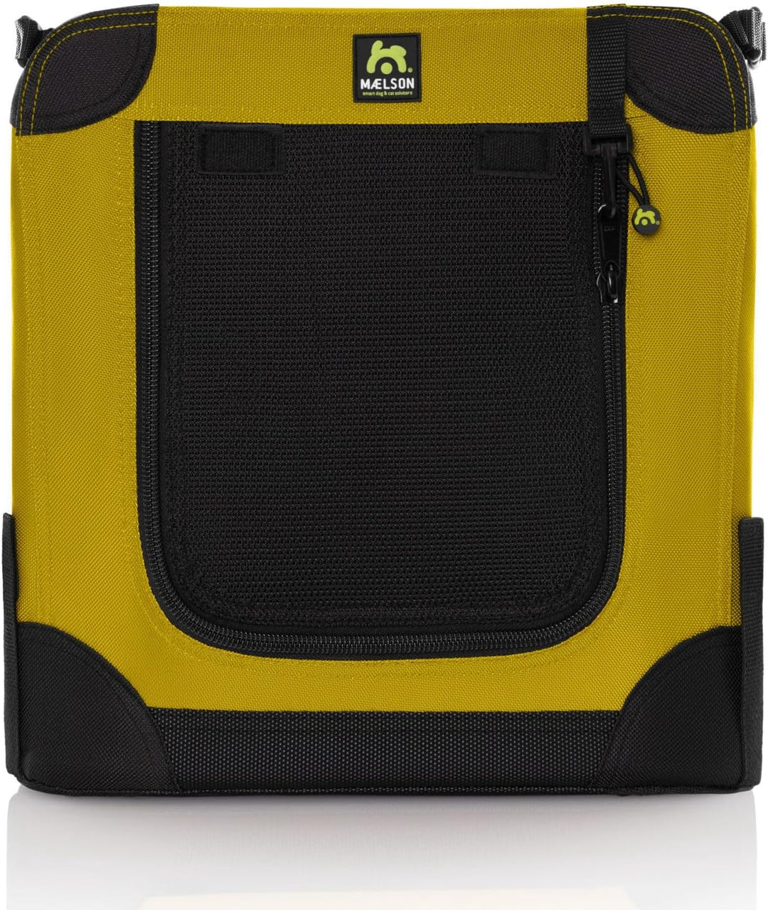 Maelson Soft Kennel Safran Gelb, 62 cm - Faltbare Hunde-Transportbox L 62 x B 41 x H 41 cm Safran Ge