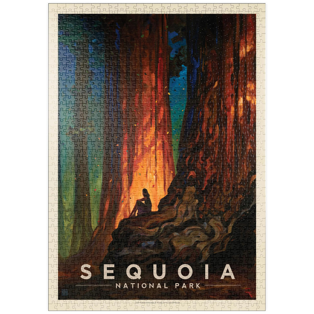 Sequoia National Park: Nature's Cathedral - Premium 1000 Teile Puzzle - MyPuzzle Sonderkollektion vo