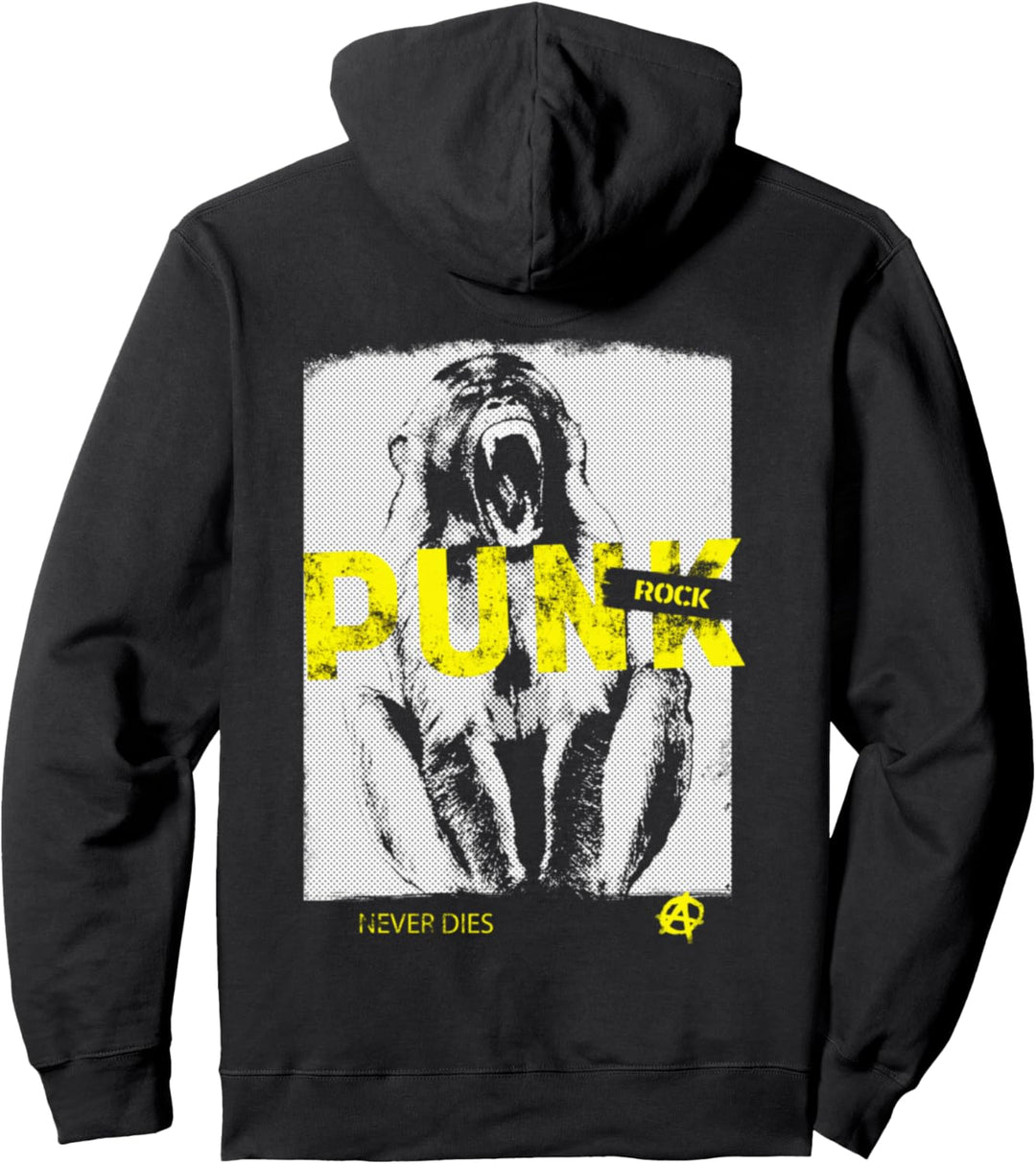 Punkrock stirbt niemals Pullover Hoodie