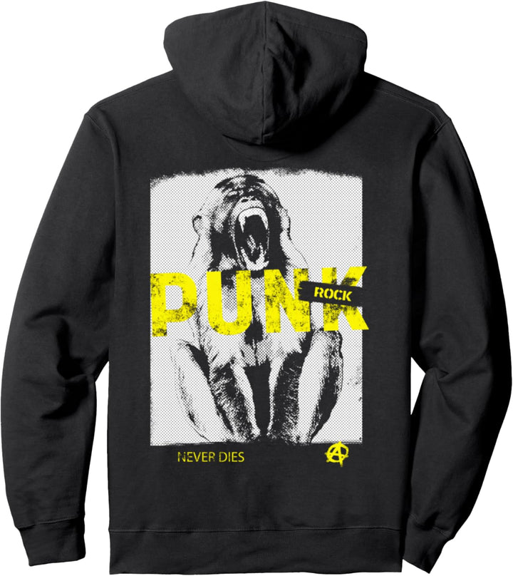 Punkrock stirbt niemals Pullover Hoodie