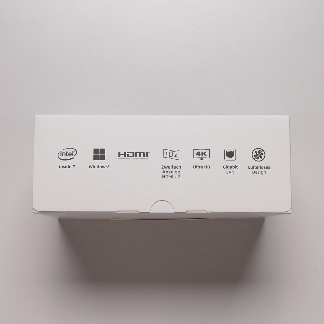 MeLE Mini PC, Quieter3Q Celeron N5105 8GB 128GB Windows 11 Pro Micro Computer Lüfterlose Kleine Desk