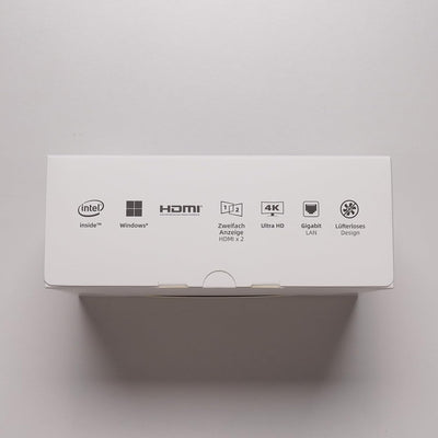 MeLE Mini PC, Quieter3Q Celeron N5105 8GB 128GB Windows 11 Pro Micro Computer Lüfterlose Kleine Desk