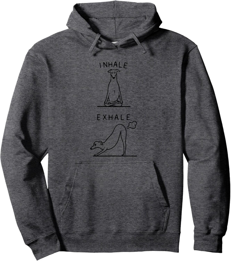 Inhale Exhale Greyhound Pullover Hoodie