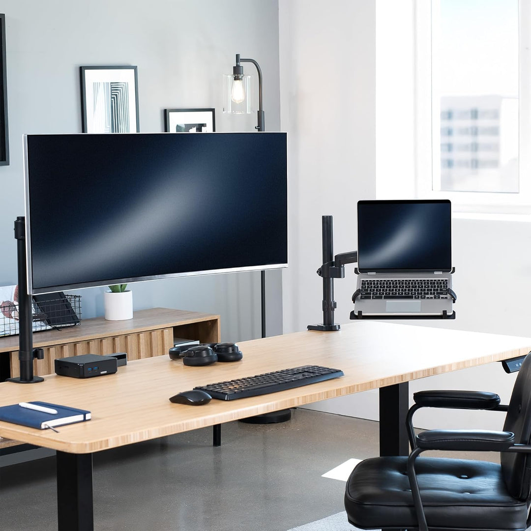 VIVO Stand-V101L Laptop-Halterung, verstellbar, 25,4 bis 15,6 Zoll (25,4 bis 15,6 Zoll), Schwarz, La