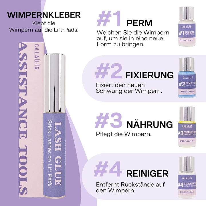 CALAILIS Wimpernlifting Set, 2025 Aktualisiertes Lash Lifting Set, Wimpernverlängerung Kit Professio