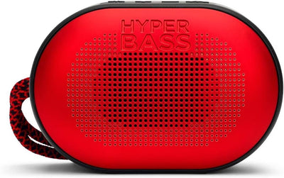 Aiwa BST-330RD Kompakt-Bluetooth-Lautsprecher, langlebig, leistungsstark, mit Hyperbass-Technologie,