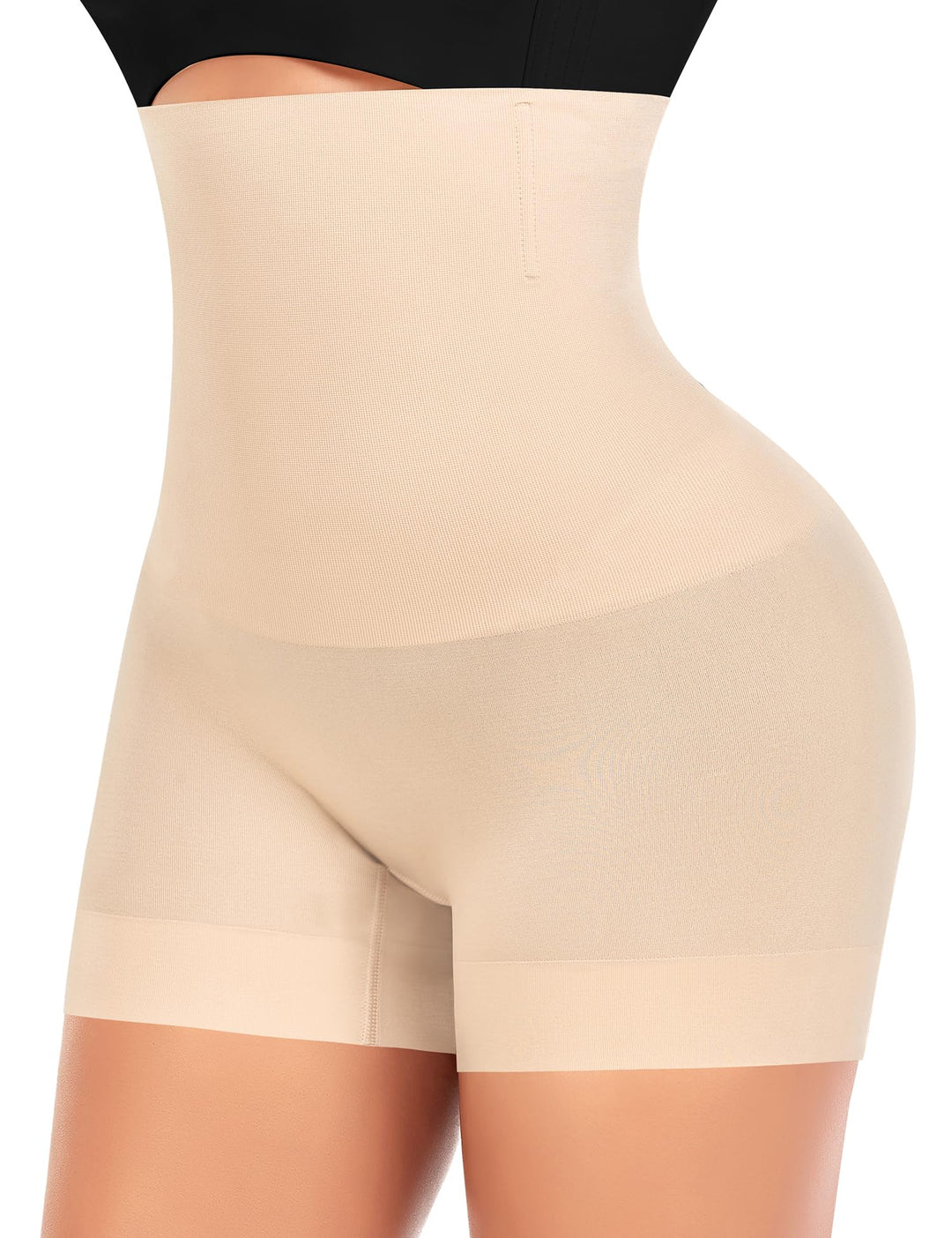 YARRCO Bauchweg Unterhose Damen Shapewear Nahtlose Miederhhose Hohe Taille Kurze Miederpants Body Sh