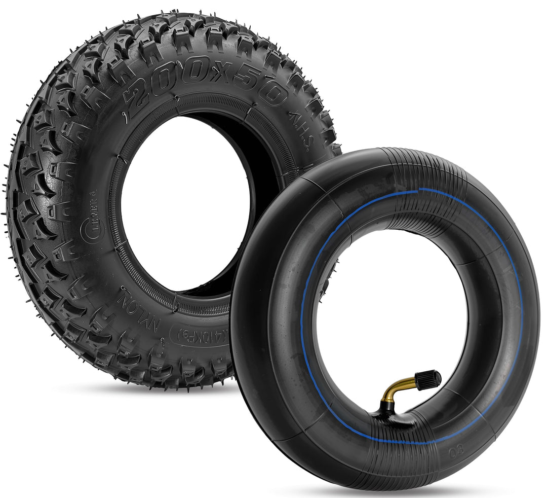 200x50 Offroad-Reifen, geeignet für Speedway Mini 4 Pro, Reifen 8 x 2 Zoll mit Luftkammer, geeignet