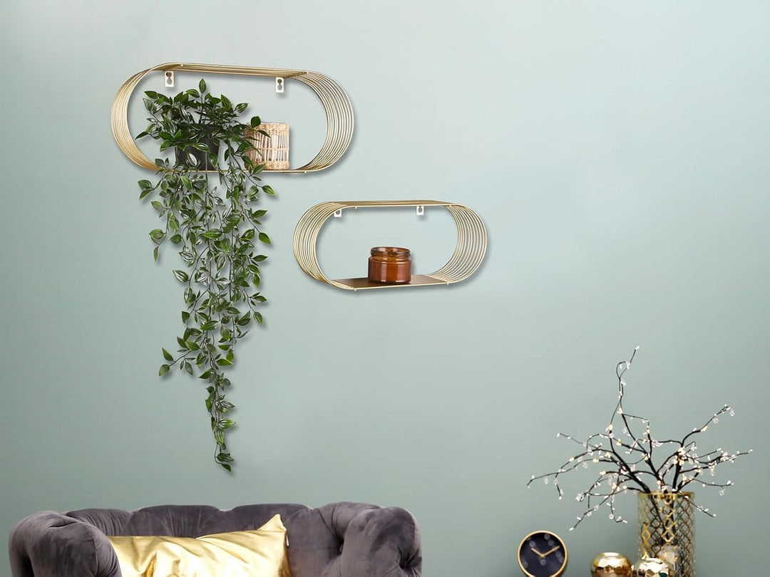 Mirrors & More 2er Regalset Joyce 82370179 Metall Schwarz