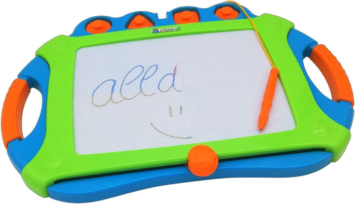 alldoro 68515 Zeichentafel 2 in 1 Set, Grosser Zauberzeichner mit Buntem Display 45 x 31,5 cm & klei