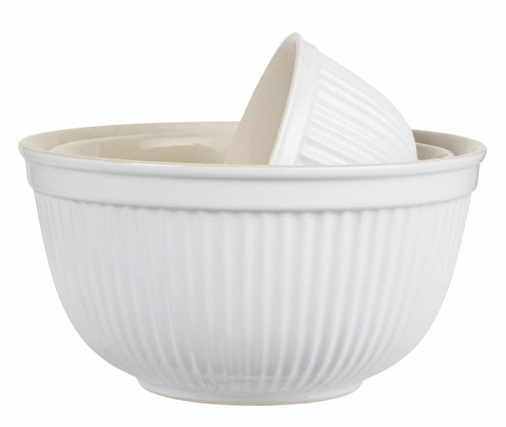 IB Laursen Schalensatz Mynte weiss, 3er Set