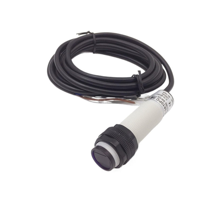 M18 Diffuse Type Photoelectric Switch M18 PNP NO+NC Wires Open Infrared Photocell Sensor with Mirror