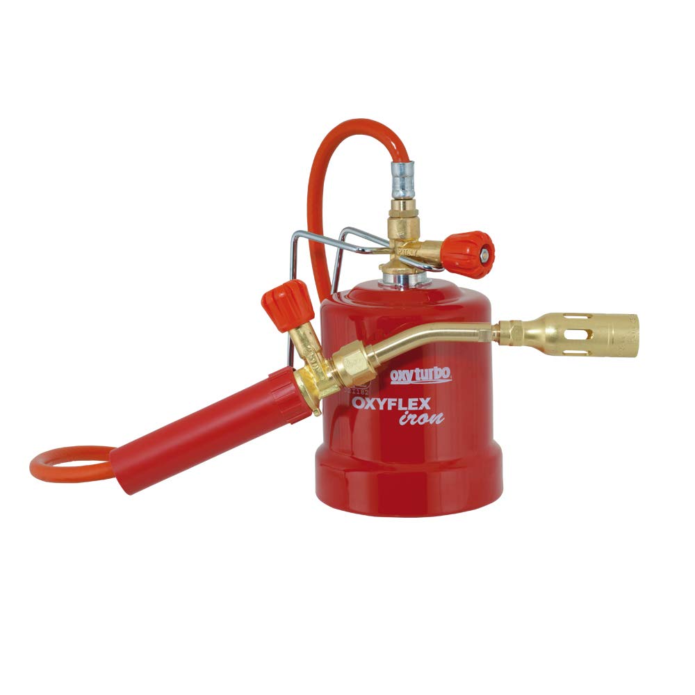 Professionelles mobiles Lötkolben-Set für Butangas, Oxyflex Iron mit Kartuschenhalter aus Metall, Mo