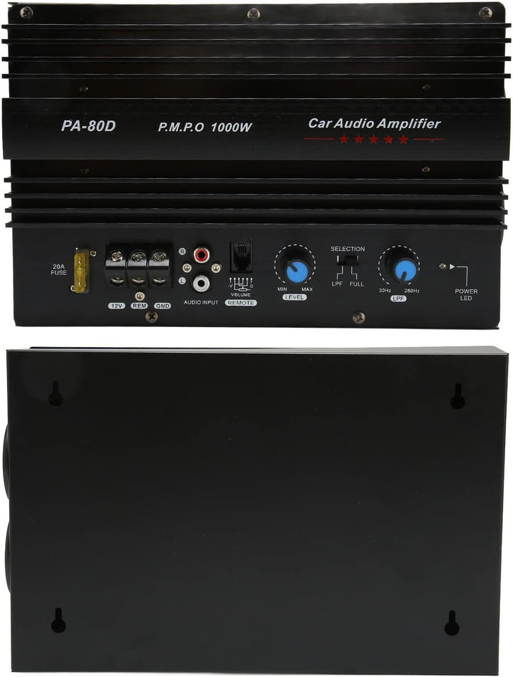 PA 80D 12V 1000W Mono Car High Power Audio Verstärkerplatine Leistungsstarker Bass-Subwoofer-Verstär
