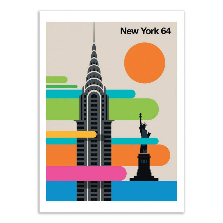Wall Editions Art-Poster - New-York 64 - BO Lundberg