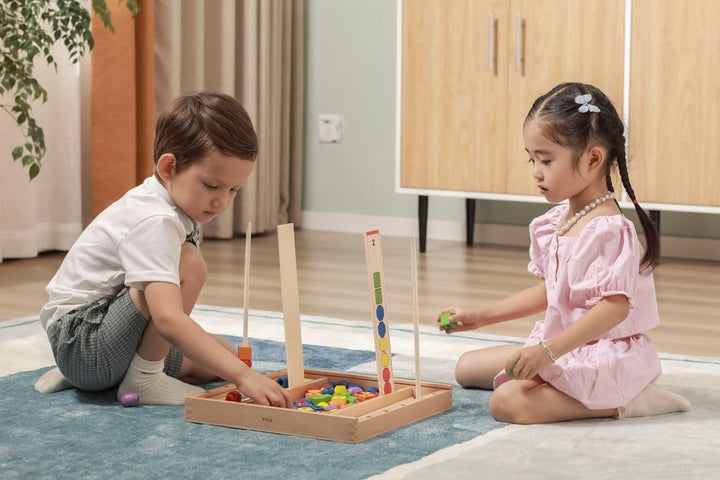 Viga Toys - 56182 - Beads Sequence Formen- und Farben, Formen- und Farben
