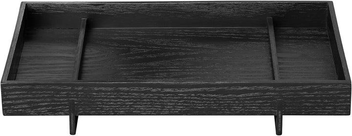 blomus Tablett -ABENTO- Serviertablett aus Holz schwarz (S), S Holz