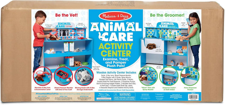 Melissa & Doug | Animal Care Activity Centre | Pretend Play | Large Playset | 3+ | Gift for Boy or G