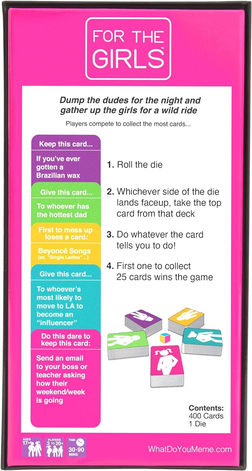 WHAT DO YOU MEME? for The Girls – Das ultimative Girls Night Partyspiel (UK Edition) Mädchen 2, Mädc