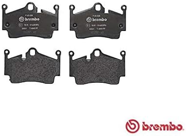 Brembo P65028 Hintere Bremsbeläge, Anzahl 4