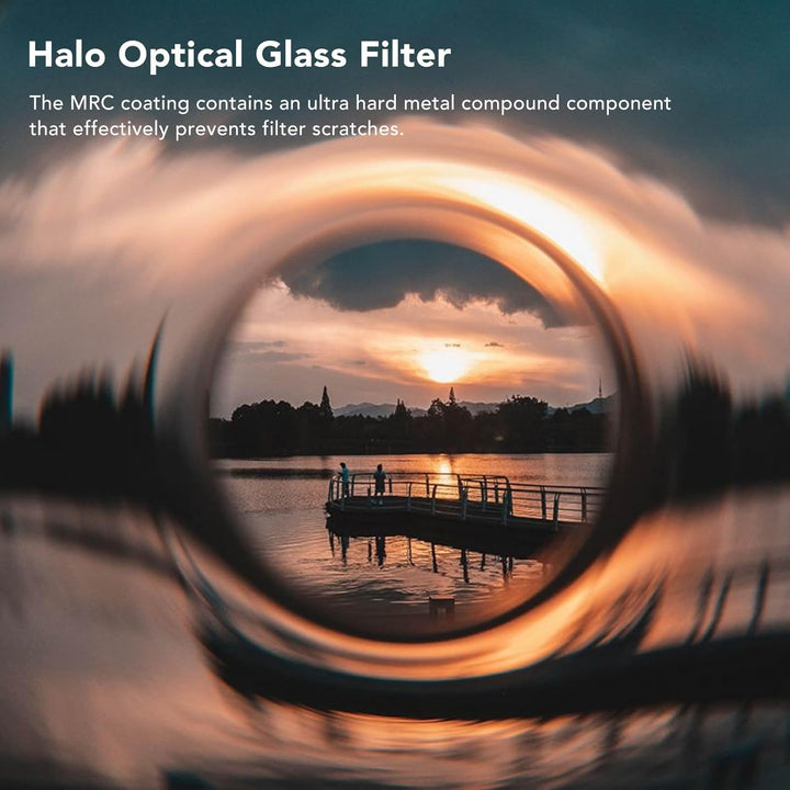 Swirl Halo Kameraobjektivfilter, Spezialeffektfilter aus Optischem Glas, Fotokameraobjektivzubehör,