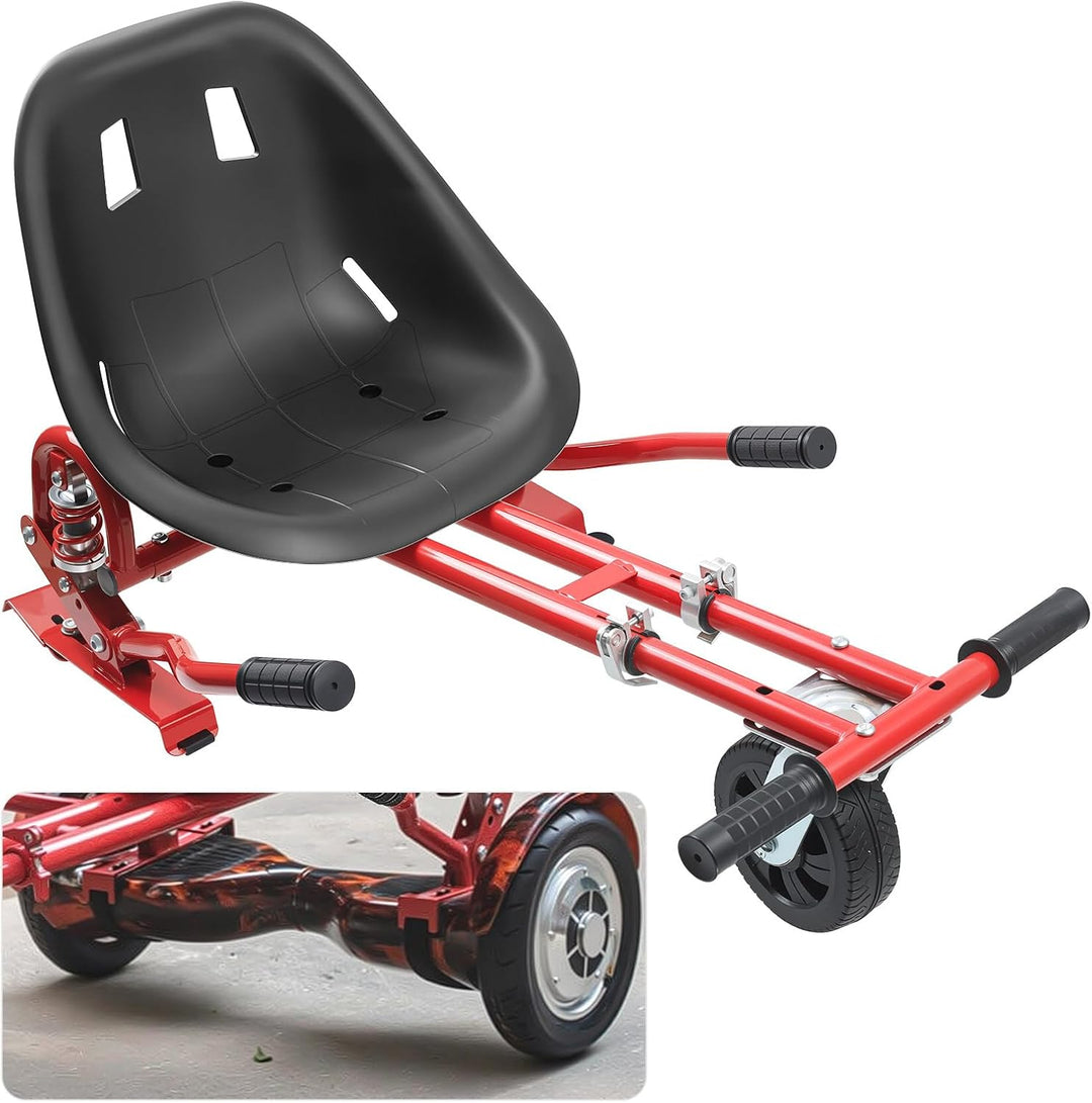 Hoverboard Sitz, Hoverkart Sitz für Universal 6,5"-10" Wheel Balancing Sitzscooter mit Innovativer F