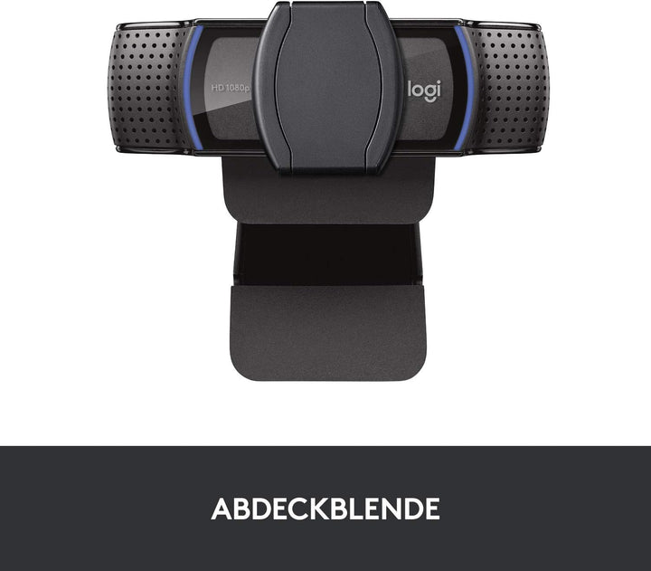 Logitech C920s HD PRO Webcam, Full-HD 1080p, 78° Blickfeld, Autofokus, Belichtungskorrektur, USB-Ans