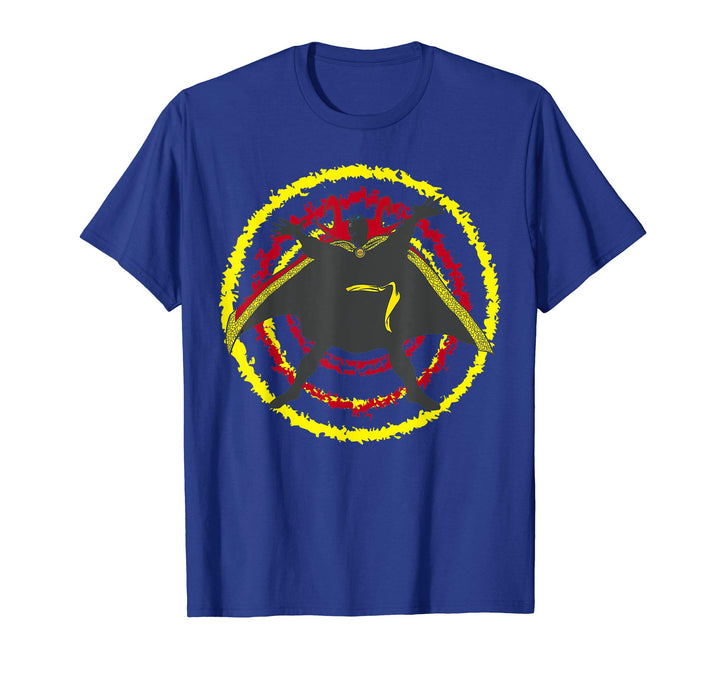 Mens Marvel Doctor Strange Time Warp Silhouette Graphic T-Shirt 2XL Cranberry